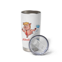 Protest Pig Kicking Icy Crown Tumbler Cup Political Humor Gift
