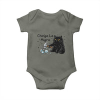 Chinga La Migra Baby Onesie Funny Cat Immigration Support
