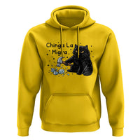 Chinga La Migra Hoodie Funny Cat Immigration Support