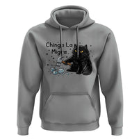 Chinga La Migra Hoodie Funny Cat Immigration Support