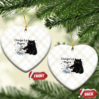 Chinga La Migra Ceramic Ornament Funny Cat Immigration Support