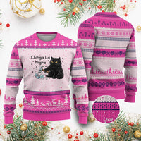 Chinga La Migra Ugly Christmas Sweater Funny Cat Immigration Support