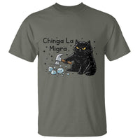Chinga La Migra T Shirt Funny Cat Immigration Support