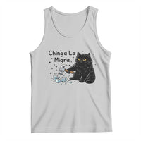 Chinga La Migra Tank Top Funny Cat Immigration Support