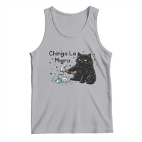 Chinga La Migra Tank Top Funny Cat Immigration Support