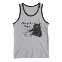 Chinga La Migra Tank Top Funny Cat Immigration Support