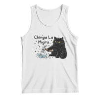 Chinga La Migra Tank Top Funny Cat Immigration Support