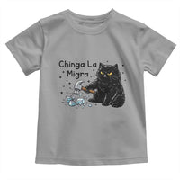 Chinga La Migra Toddler T Shirt Funny Cat Immigration Support