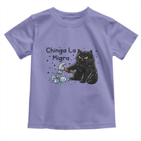 Chinga La Migra Toddler T Shirt Funny Cat Immigration Support