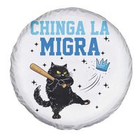 Chinga La Migra Spare Tire Cover Funny Protest Cat Minneapolis Support Gift