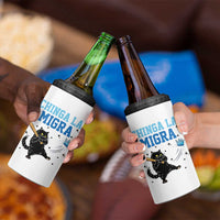 Chinga La Migra 4 in 1 Can Cooler Tumbler Funny Protest Cat Minneapolis Support Gift