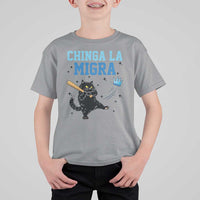 Chinga La Migra T Shirt For Kid Funny Protest Cat Minneapolis Support Gift