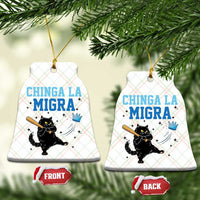 Chinga La Migra Ceramic Ornament Funny Protest Cat Minneapolis Support Gift