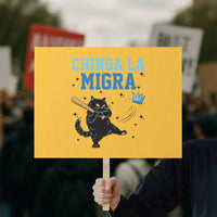 Chinga La Migra Protest Sign Funny Protest Cat Minneapolis Support Gift