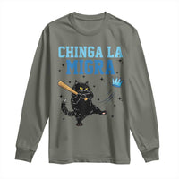 Chinga La Migra Long Sleeve Shirt Funny Protest Cat Minneapolis Support Gift