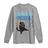 Chinga La Migra Long Sleeve Shirt Funny Protest Cat Minneapolis Support Gift