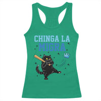 Chinga La Migra Racerback Tank Top Funny Protest Cat Minneapolis Support Gift