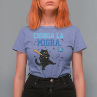 Chinga La Migra T Shirt For Women Funny Protest Cat Minneapolis Support Gift