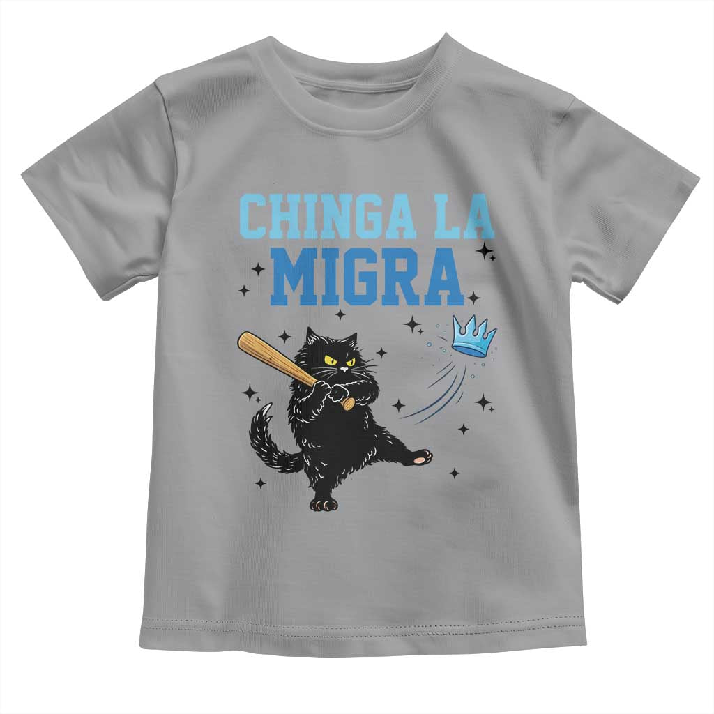 Chinga La Migra Toddler T Shirt Funny Protest Cat Minneapolis Support Gift