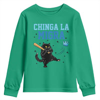 Chinga La Migra Youth Sweatshirt Funny Protest Cat Minneapolis Support Gift