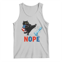 Funny Black Cat Kicks The Icy Chess Piece Nope Tank Top