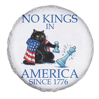 Funny Protest Chess Cat No Kings In America Spare Tire Cover Political Humor Gift