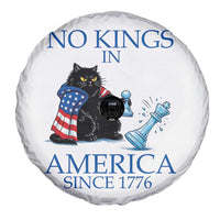 Funny Protest Chess Cat No Kings In America Spare Tire Cover Political Humor Gift