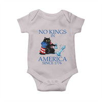 Funny Protest Chess Cat No Kings In America Baby Onesie Political Humor Gift