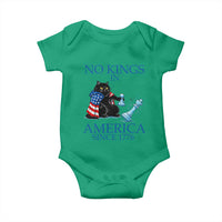 Funny Protest Chess Cat No Kings In America Baby Onesie Political Humor Gift