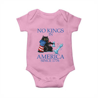 Funny Protest Chess Cat No Kings In America Baby Onesie Political Humor Gift