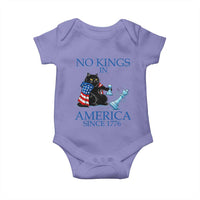 Funny Protest Chess Cat No Kings In America Baby Onesie Political Humor Gift