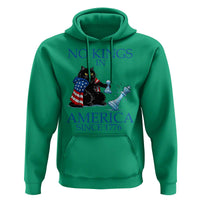 Funny Protest Chess Cat No Kings In America Hoodie Political Humor Gift