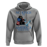 Funny Protest Chess Cat No Kings In America Hoodie Political Humor Gift