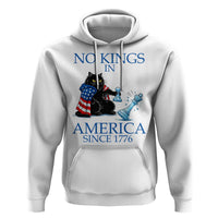 Funny Protest Chess Cat No Kings In America Hoodie Political Humor Gift