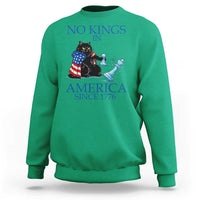 Funny Protest Chess Cat No Kings In America Sweatshirt Political Humor Gift