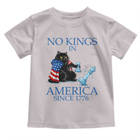 Funny Protest Chess Cat No Kings In America Toddler T Shirt Political Humor Gift