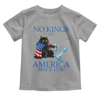 Funny Protest Chess Cat No Kings In America Toddler T Shirt Political Humor Gift