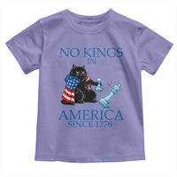 Funny Protest Chess Cat No Kings In America Toddler T Shirt Political Humor Gift
