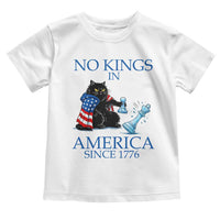 Funny Protest Chess Cat No Kings In America Toddler T Shirt Political Humor Gift