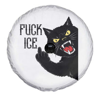 Funny Fck Ice Black Cat Spare Tire Cover Resist Minneapolis Political