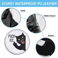 Funny Fck Ice Black Cat Spare Tire Cover Resist Minneapolis Political