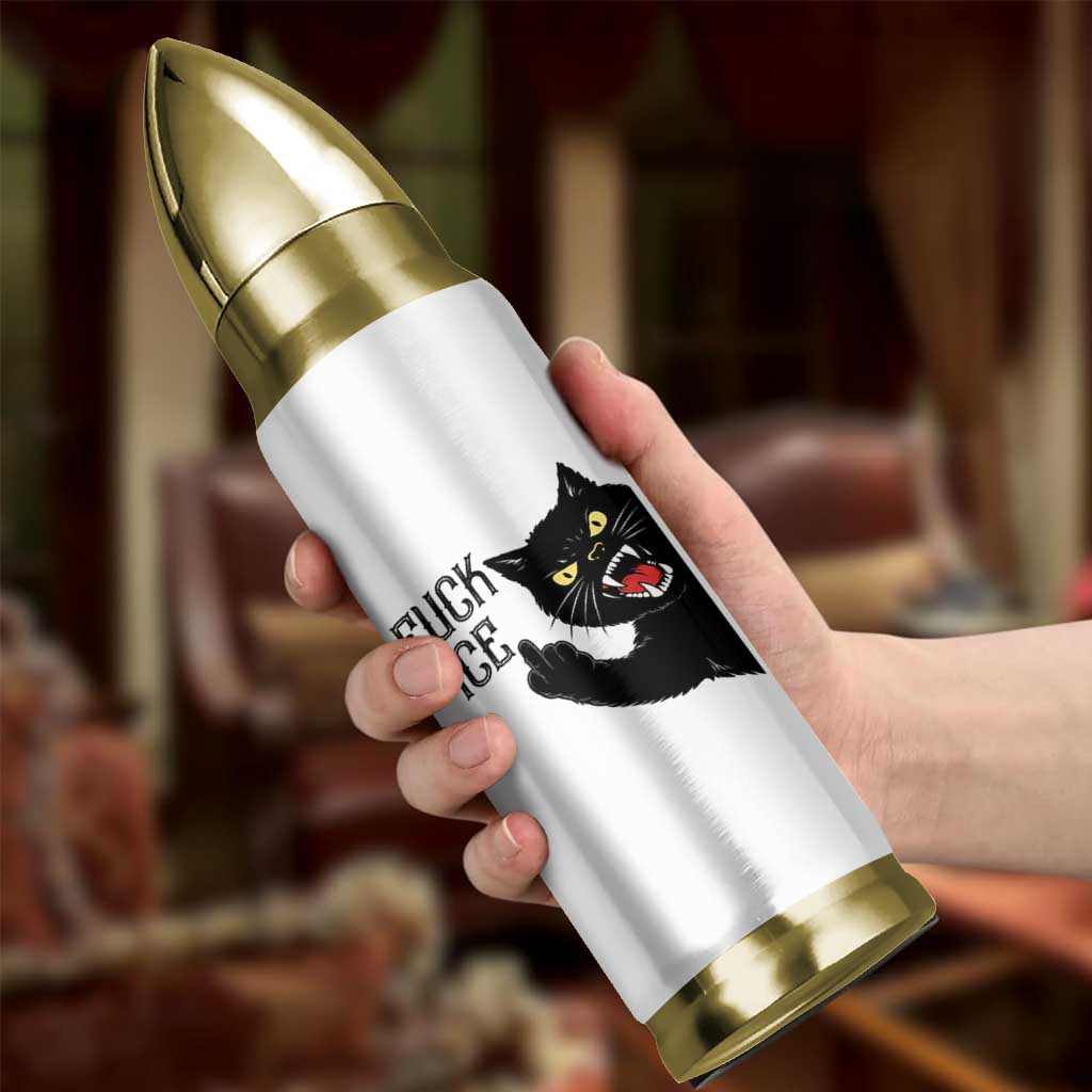 Funny Fck Ice Black Cat Bullet Tumbler Resist Minneapolis Political