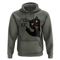 Funny Fck Ice Black Cat Hoodie Resist Minneapolis Political