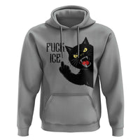Funny Fck Ice Black Cat Hoodie Resist Minneapolis Political