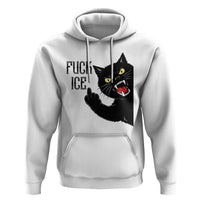 Funny Fck Ice Black Cat Hoodie Resist Minneapolis Political