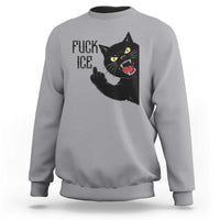 Funny Fck Ice Black Cat Sweatshirt Resist Minneapolis Political