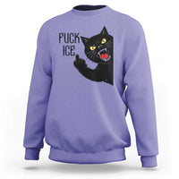 Funny Fck Ice Black Cat Sweatshirt Resist Minneapolis Political