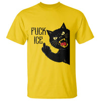 Funny Fck Ice Black Cat T Shirt Resist Minneapolis Political