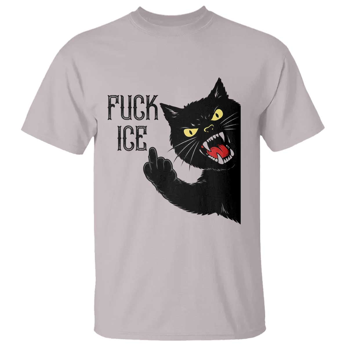 Funny Fck Ice Black Cat T Shirt Resist Minneapolis Political