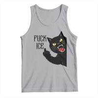 Funny Fck Ice Black Cat Tank Top Resist Minneapolis Political